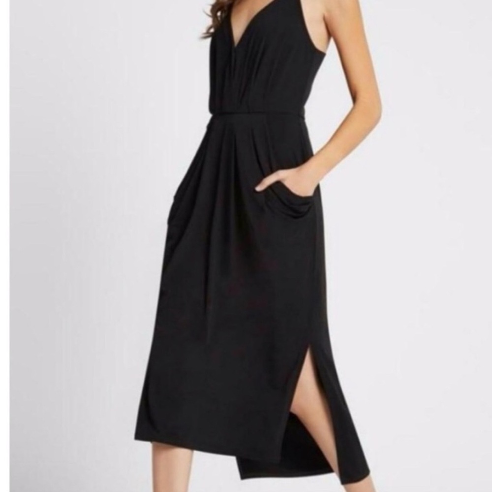 Elegant Black Sleeveless BCBG Dress